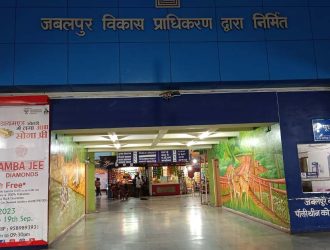 front of isbt bus stand jabalpur